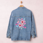 Niedliche Vögel und Hübsche Blume Jeansjacke (Hangar)