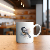 Niedliche Vogelbeobachtung Black Cap Chickadee Kaf Kaffeetasse