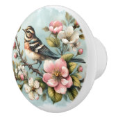 Niedliche Vogelliebhaber Keramikknauf (Rechts)