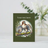 Niedliche Vogelliebhaber Postkarte (Stehend Vorderseite)