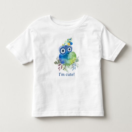 Niedliche Vogelsammlung kleiner Typ Kleinkind T-shirt (Vorderseite)