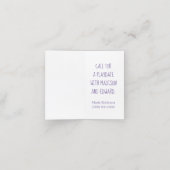 Niedliche Vogelspielkarte Terminkarte (Innenseite Aufgefaltet)