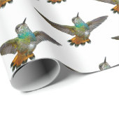 Niedliche Vogelwelt Geschenkpapier (Rolleneckpunkt)