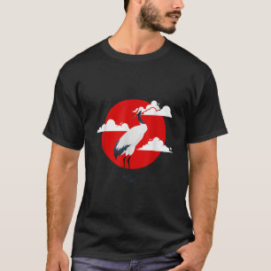 Niedliche Vogelwolken Sun Origami Tier R T-Shirt