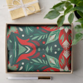 Niedliche Volkskunst Abstrakte Weihnachten Seidenpapier (Geschenk)