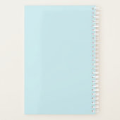 Niedliche Volleyball Girl Illustration & Individue Planer (Rückseite)