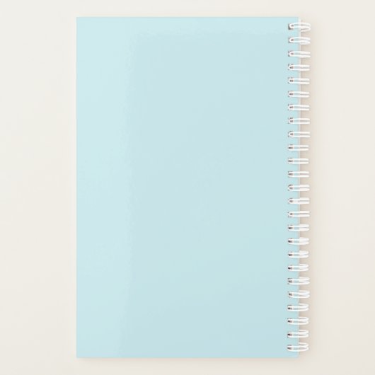 Niedliche Volleyball Girl Illustration & Individue Planer (Rückseite)