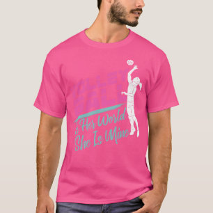 Niedliche Volleyball-Mama Sportgeschenk T-Shirt