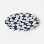 Niedliche Volleyballpapier-Teller Pappteller (Schrägansicht)