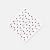 Niedliche, von der Hand gezeichnete, schwarzblaue  Serviette (Ecke)