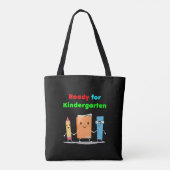 Niedliche Vorbereitung für Kindergarten Schulbuch  Tasche (Rückseite)