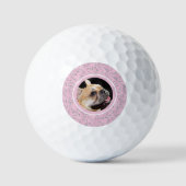 Niedliche Vorlage für Hunde - Bilder - Rosa Ladys Golfball (Vorderseite)