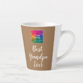 Niedliche Vorlage Retro Typografie Bester Opa je Milchtasse (Rechts)