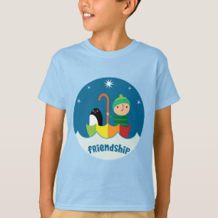 Niedliche Vorschulzeit K verloren und fand Freunds T-Shirt