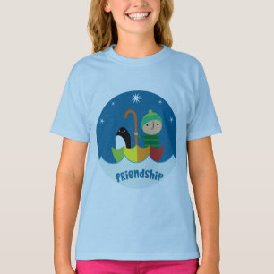 Niedliche Vorschulzeit K verloren und fand Freunds T-Shirt