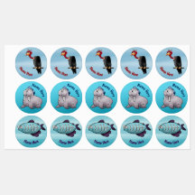Niedliche Vulture, Walrus, X-Ray Fische