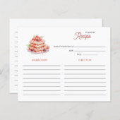 Niedliche Waffeln Brautparty Brunch Rezept Karte (Vorne/Hinten)