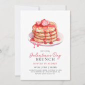 Niedliche Waffeln Valentine Galentines Brunch Einladung (Vorderseite)