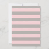 Niedliche Wal Girl Babydusche Einladung (Rückseite)