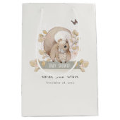 Niedliche Waldblumendusche Mittlere Geschenktüte (Vorderseite)