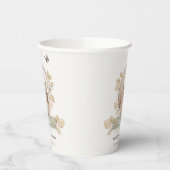 Niedliche Waldblumendusche Pappbecher (Links)