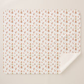 Niedliche Waldbrandkreuze im Herbst Sherpadecke (Vorderseite (Horizontal))