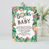 Niedliche Waldbücher für Kleinkinder Begleitkarte (Stehend Vorderseite)