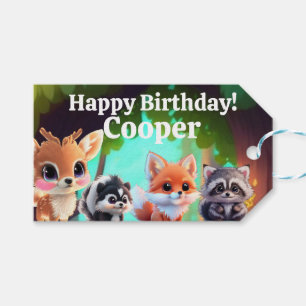 Niedliche Waldfreunde Fuchs-Raccoon-Reh Geschenkanhänger