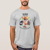 Niedliche Waldfreunde Fuchs-Raccoon-Reh T-Shirt (Vorderseite)