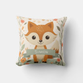 Niedliche Waldfüchse, Kleintiere, Personalisierte Kissen (Vorderseite)