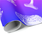 Niedliche Waldhügelräume für die Waldlandschaft Geschenkpapier (Rolleneckpunkt)