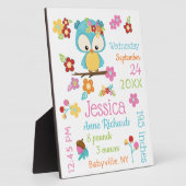 Niedliche Waldhühner-Junggeburtsdaten Fotoplatte (Seite)