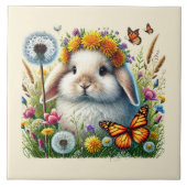 Niedliche Waldhütten Fliese (Vorderseite)