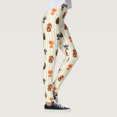 Niedliche Waldkreaturen als Leggings der Frauen (Rechts)