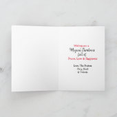 Niedliche Waldkreaturen Weihnachten Karte (Innenseite)