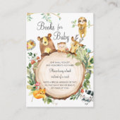 Niedliche Waldlandschaft Kinderdusche buchen Begleitkarte (Vorderseite)