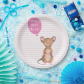 Niedliche Waldmäuse | Teller von Babydusche (Party)