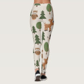 Niedliche Waldtierart Leggings (Rückseite)