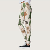 Niedliche Waldtierart Leggings (Links)