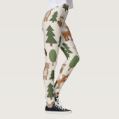 Niedliche Waldtierart Leggings (Rechts)