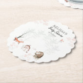 Niedliche Waldtierdusche Untersetzer (angewinkelt)