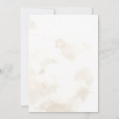 Niedliche Waldtiere 1. Geburtstag Einladung (Rückseite)