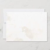 Niedliche Waldtiere 1. Geburtstag Foto Einladung (Rückseite)