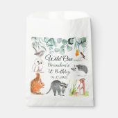 Niedliche Waldtiere 1. Geburtstag Wild One Geschenktütchen (Vorderseite)