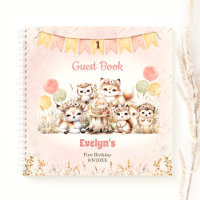 Niedliche Waldtiere 1 Geburtstagskarte