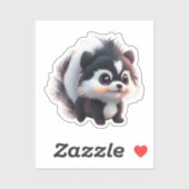 Niedliche Waldtiere Aufkleber (Blatt)