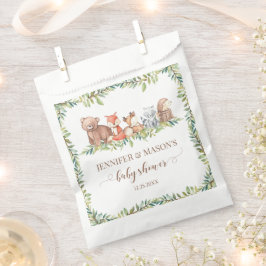 Niedliche Waldtiere Baby Boy Dusche Beutel Geschenktütchen