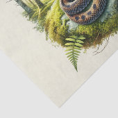 Niedliche Waldtiere entführen Schlange Seidenpapier (Ausschnitt)