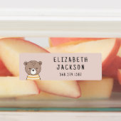 Niedliche Waldtiere, farbige Kinder Etiketten (Befestigt)