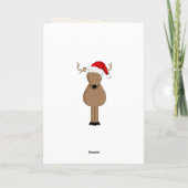 Niedliche Waldtiere Frohe Weihnachten (Rückseite)